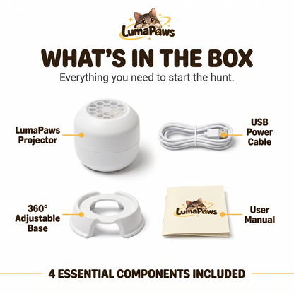 LumaPaws™ Rotating Cat Projector